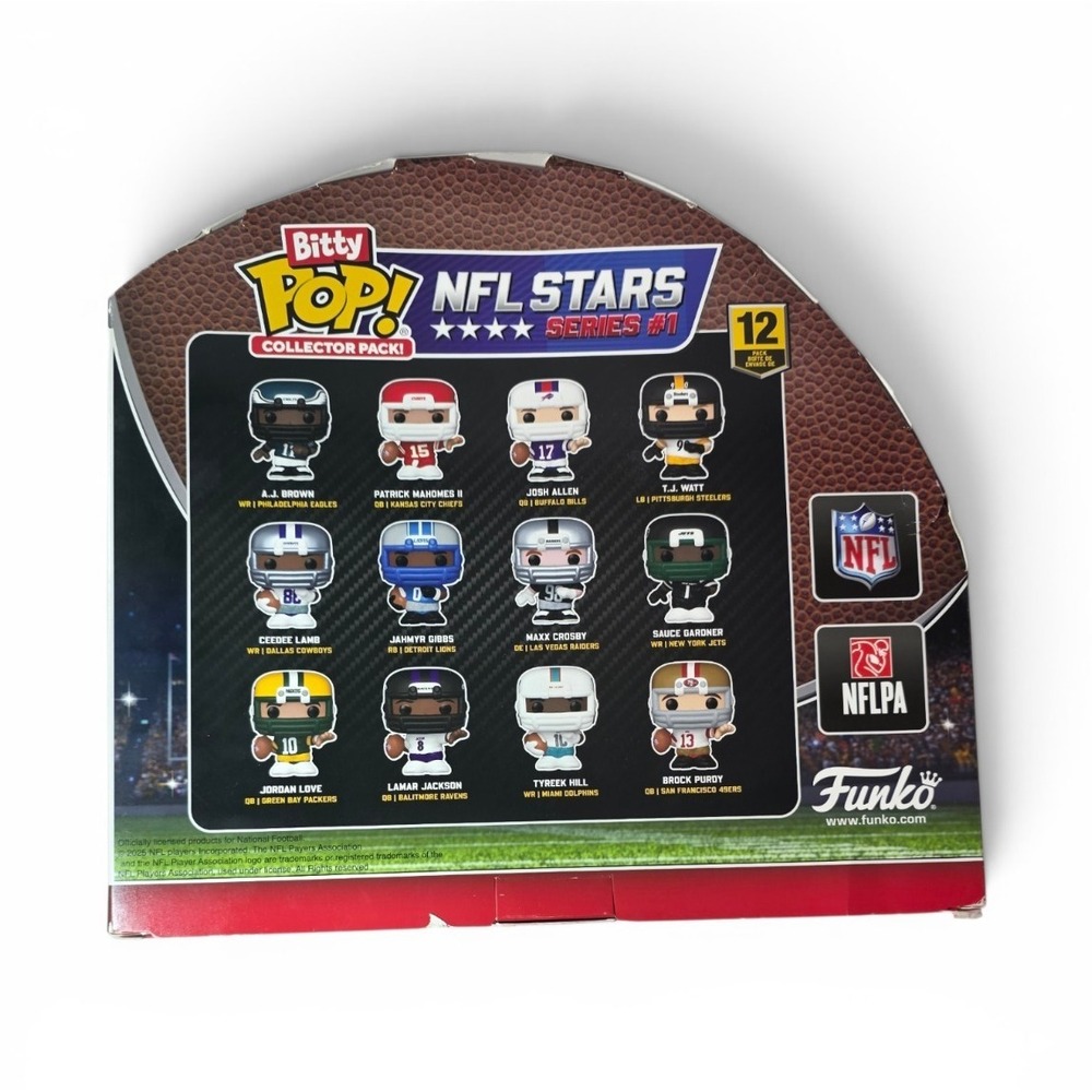 Funko Bitty Pop! NFL Stars Series 1 Collector Pack 12 Mini Vinyl Figures